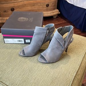 Vince Camuto Gray Suede Heels